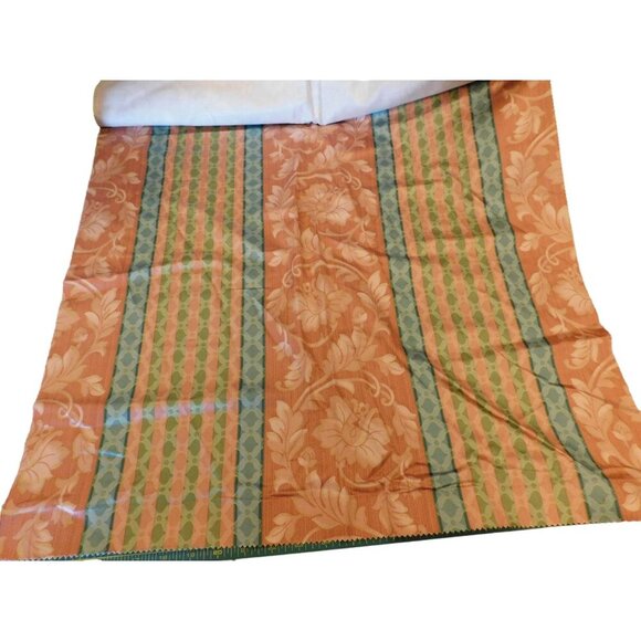 Vintage Floral Striped Fabric Remnants Multiple Colors & Patterns Cotton Blend I - Picture 12 of 13